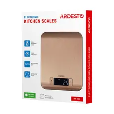 5 - Электронные кухонные весы Ardesto SCK-898R, Бронзовый