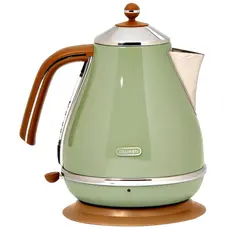 2 - Электрочайник DeLonghi KBOV 2001 GR, Зеленый