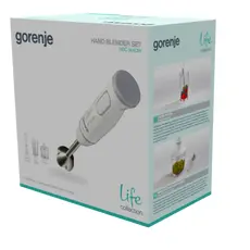 3 - Погружной блендер Gorenje Life collection HBC564QW, Белый