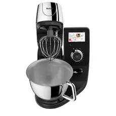2 - Кухонный комбайн Tefal QB951837, Чёрный | Серебристый