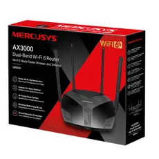 6 - Беспроводной маршрутизатор MERCUSYS MR80X, Чёрный
