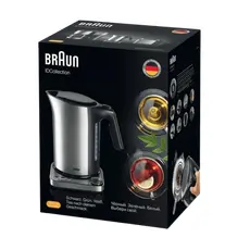 4 - Электрочайник Braun WK 5115 BK, Чёрный | Серый