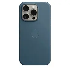 5 - Чехол Apple iPhone 15 Pro FineWoven Case with MagSafe, Pacific Blue