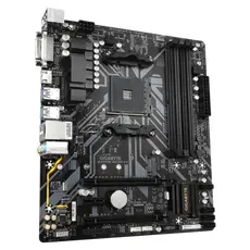 2 - Материнская плата Gigabyte B450M DS3H V2 1.0, AM4, AMD B450, Micro-ATX