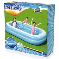 2 - Надувной бассейн Bestway Fast Set, 778л, Синий/Белый, 54006