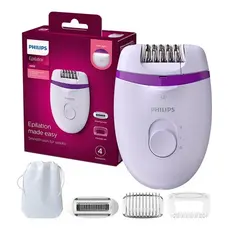 6 - Эпилятор Philips BRE275/00, Белый | Фиолетовый