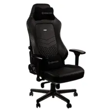 6 - Игровое кресло Noblechairs Hero, Натуральная кожа, Чёрный