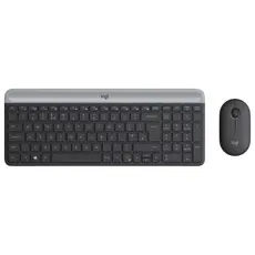 2 - Клавиатура и мышь Logitech MK470, Беспроводное, Графитовый
