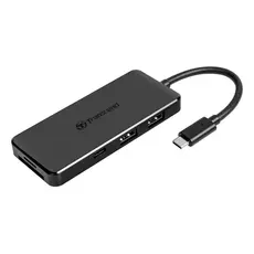 2 - USB-концентратор Transcend HUB5C, Чёрный