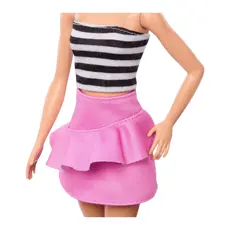 3 - Кукла Barbie "Модница в полосатом топе и юбке"