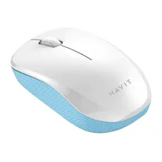3 - Беcпроводная мышь Havit MS66GT, Белый | Синий