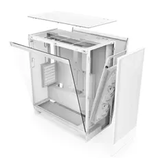 6 - Компьютерный корпус NZXT H7 Flow RGB, Midi-Tower, Без блока питания,...