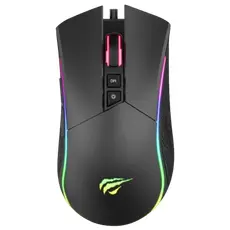 2 - Игровая мышь Havit MS1001S, Чёрный/Серый