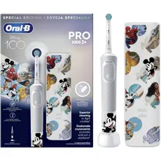 4 - Электрическая зубная щетка Braun Kids Vitality PRO D103 Disney, Белый...
