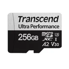.256GB MicroSD (Class 10) UHS-I (U3),+SD adapter, Transcend TS256GUSD340S...
