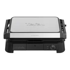 2 - Электрический Гриль Tefal GC520DE0, 2200Вт, Чёрный | Нержавеющая сталь