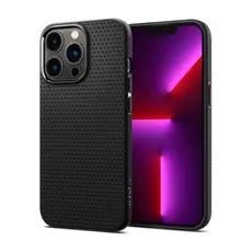 3 - Чехол Spigen iPhone 13 Pro Max, Liquid Air, Матовый черный