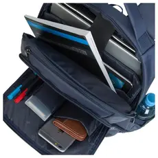 4 - Рюкзак для ноутбука RivaCase Central, 15.6", Полиэстер, Синий
