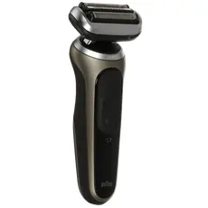 2 - Электробритва мужская Braun 72-C1200s, Черный | Золотистый