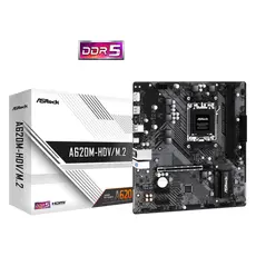 5 - Материнская плата ASRock A620M-HDV/M.2, AM5, AMD A620, Micro-ATX