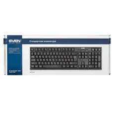 2 - Клавиатура SVEN Standard 304, Проводное, Чёрный