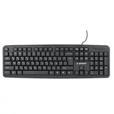 2 - Клавиатура Gembird KB-U-103-UA, Проводное, Чёрный