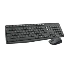 3 - Клавиатура и мышь Logitech MK235, Беспроводное, Серый