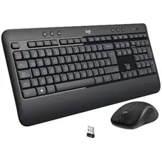 2 - Клавиатура и мышь Logitech MK540, Беспроводное, Чёрный
