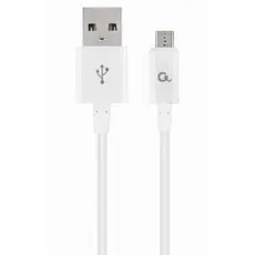 2 - Кабель для зарядки и синхронизации Cablexpert CC-USB2P-AMmBM-2M-W,...