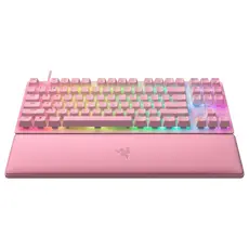 3 - Клавиатура Razer Huntsman V2 TKL, Проводное, Розовый