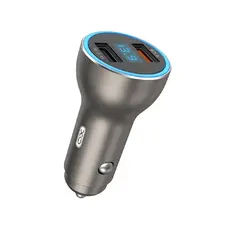 Car Charger XO, QC3.0 + LED, CC26, Gray 22416