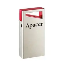 6 - USB Flash накопитель Apacer AH112, 32Гб, Серебристый/Красный