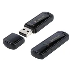 2 - USB Flash накопитель Transcend JetFlash 350, 64Гб, Чёрный