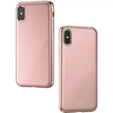 5 - Чехол Moshi iGlaze - iPhone XS/X, Розовый