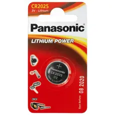 3 - Дисковые батарейки Panasonic CR-2025EL, CR2025, 1шт.