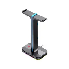 Gaming Headset Stand Havit TH650, 270x150x100mm, 2xUSB 2.0, RGB, Cable...