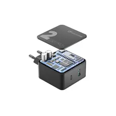 4 - Зарядное устройство Cellularline USB-C, QC3.0 Charger 36W, 36Вт, Чёрный