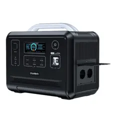 3 - Зарядная станция Choetech BS005, 1200 Вт, Чёрный, Портавтная