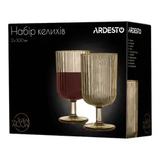 3 - Набор стаканов Ardesto 300 мл, 2 шт, Прозрачный