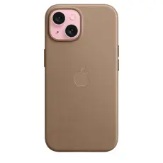 2 - Чехол Apple iPhone 15 FineWoven Case with MagSafe, Серо-коричневый