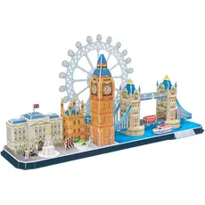4 - Пазл 3D CubicFun "Достопримечательности Лондона", 6+