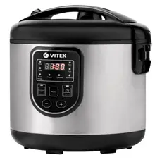 4 - Мультиварка VITEK VT-4278, Черный/Нержавеющая Сталь