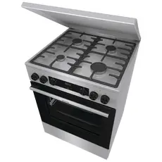3 - Комбинированная плита Gorenje GKS6C71XF, Нержавеющая сталь