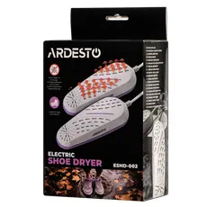 5 - Сушилка для обуви Ardesto ESHD-002, Белый | Фиолетовый