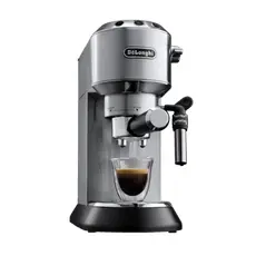 3 - Кофеварка рожковая DeLonghi Dedica Pump Espresso, 1300Вт, Серебристый