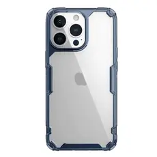 3 - Чехол Nillkin iPhone 13 - Ultra thin TPU - Nature Pro Magnetic, Синий