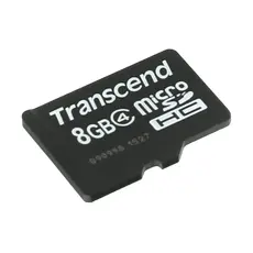 3 - Карта памяти Transcend microSDHC Class 4, 8Гб (TS8GUSDC4)