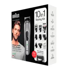 4 - Мужской Триммер Braun MGK7320, Серный | Серебристый