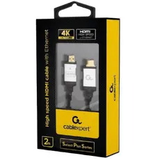 3 - Видео кабель Cablexpert CCB-HDMIL-2M, HDMI (M) - HDMI (M), 2м, Чёрный