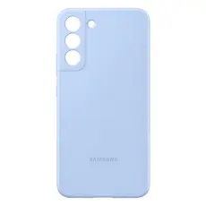 6 - Чехол Samsung Silicone Cover for Galaxy S22+, Голубой